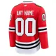 Fanatics Chicago Blackhawks Pelipaita 2024-2025 Koti Premium Punainen ( Omalla Nimellä )