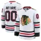 Fanatics Chicago Blackhawks Pelipaita 2024-2025 Vieras Premium Valkoinen ( Omalla Nimellä )