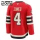 Fanatics Chicago Blackhawks Seth Jones Lasten Pelipaita 2024-2025 Premium Winter Classic Punainen