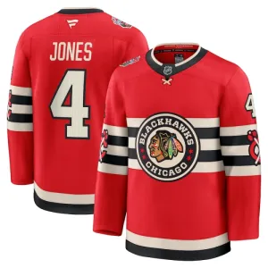 Fanatics Chicago Blackhawks Seth Jones Pelipaita 2024-2025 Premium Winter Classic Punainen
