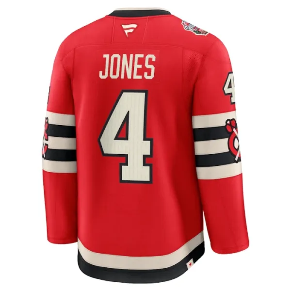 Fanatics Chicago Blackhawks Seth Jones Pelipaita 2024-2025 Premium Winter Classic Punainen