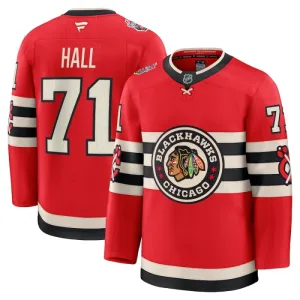 Fanatics Chicago Blackhawks Taylor Hall Pelipaita 2024-2025 Premium Winter Classic Punainen