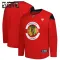 Fanatics Chicago Blackhawks Team Lasten Pelipaita 2024-2025 Practice Punainen ( Omalla Nimellä )