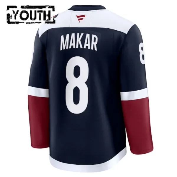 Fanatics Colorado Avalanche Cale Makar Lasten Pelipaita 2024-2025 Kolmos Premium Navy