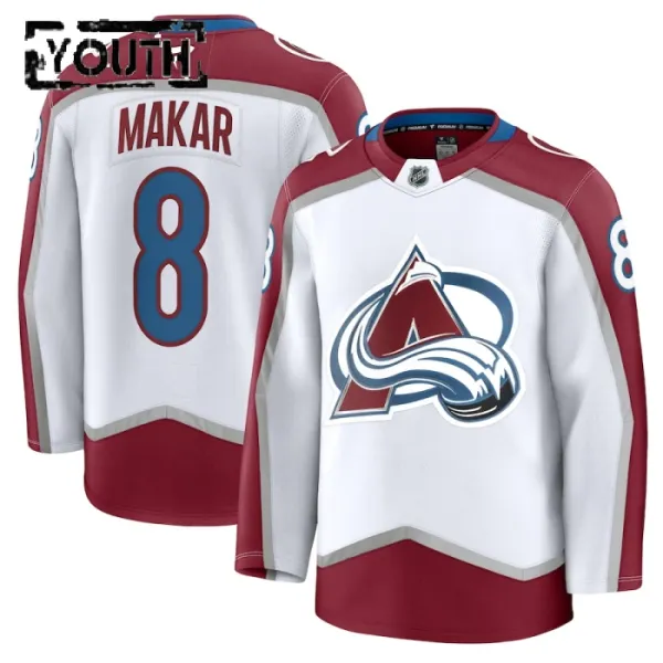 Fanatics Colorado Avalanche Cale Maker Lasten Pelipaita 2024-2025 Vieras Premium Valkoinen Fanatics Colorado Avalanche Cale Maker Lasten Pelipaita 2024-2025 Vieras Premium Valkoinen