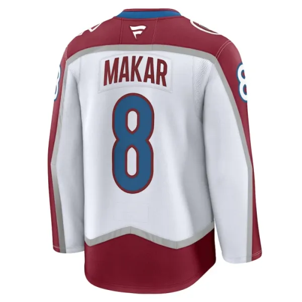Fanatics Colorado Avalanche Cale Maker Pelipaita 2024-2025 Vieras Premium Valkoinen