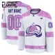 Fanatics Colorado Avalanche Lasten Pelipaita 2024-2025 Hockey Fights Cancer Practice Valkoinen ( Omalla Nimellä ) Fanatics Colorado Avalanche Lasten Pelipaita 2024-2025 Hockey Fights Cancer Practice Valkoinen ( Omalla Nimellä )
