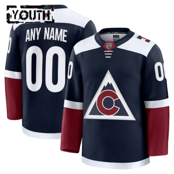 Fanatics Colorado Avalanche Lasten Pelipaita 2024-2025 Kolmos Premium Navy ( Omalla Nimellä ) Fanatics Colorado Avalanche Lasten Pelipaita 2024-2025 Kolmos Premium Navy ( Omalla Nimellä )