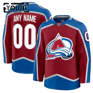 Fanatics Colorado Avalanche Lasten Pelipaita 2024-2025 Koti Premium Punainen ( Omalla Nimellä )
