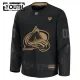 Fanatics Colorado Avalanche Lasten Pelipaita 2024-2025 Military Appreciation Practice Musta ( Omalla Nimellä )