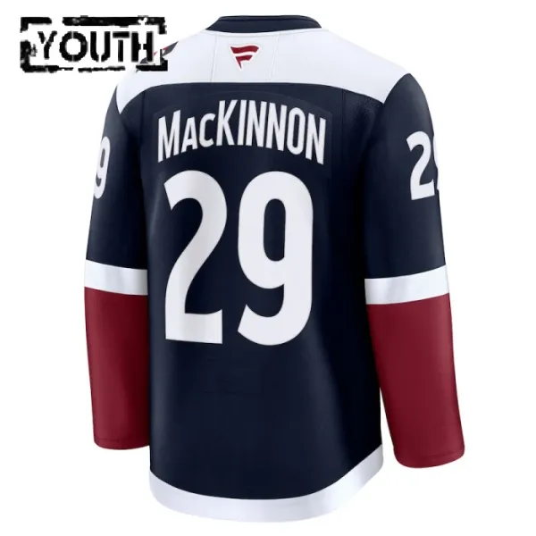Fanatics Colorado Avalanche Nathan MacKinnon Lasten Pelipaita 2024-2025 Kolmos Premium Navy
