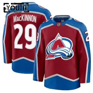 Fanatics Colorado Avalanche Nathan MacKinnon Lasten Pelipaita 2024-2025 Koti Premium Punainen