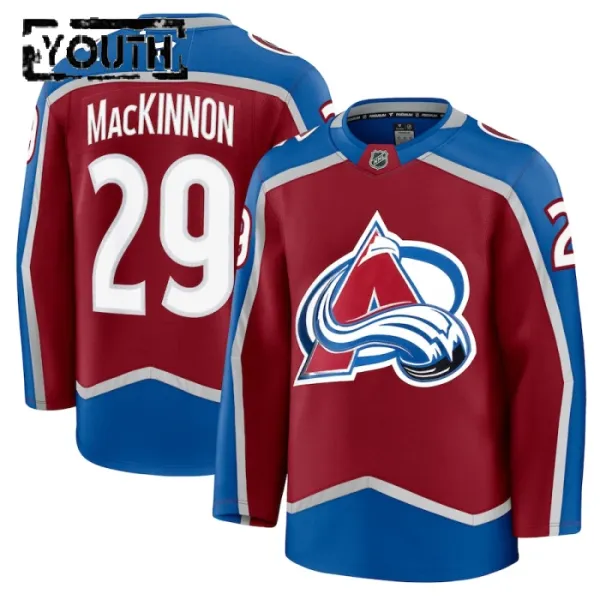 Fanatics Colorado Avalanche Nathan MacKinnon Lasten Pelipaita 2024-2025 Koti Premium Punainen Fanatics Colorado Avalanche Nathan MacKinnon Lasten Pelipaita 2024-2025 Koti Premium Punainen