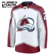Fanatics Colorado Avalanche Nathan MacKinnon Lasten Pelipaita 2024-2025 Vieras Premium Valkoinen