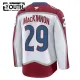 Fanatics Colorado Avalanche Nathan MacKinnon Lasten Pelipaita 2024-2025 Vieras Premium Valkoinen