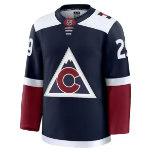 Fanatics Colorado Avalanche Nathan MacKinnon Pelipaita 2024-2025 Kolmos Premium Navy