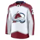 Fanatics Colorado Avalanche Nathan MacKinnon Pelipaita 2024-2025 Vieras Premium Valkoinen