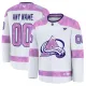 Fanatics Colorado Avalanche Pelipaita 2024-2025 Hockey Fights Cancer Practice Valkoinen ( Omalla Nimellä ) Fanatics Colorado Avalanche Pelipaita 2024-2025 Hockey Fights Cancer Practice Valkoinen ( Omalla Nimellä )