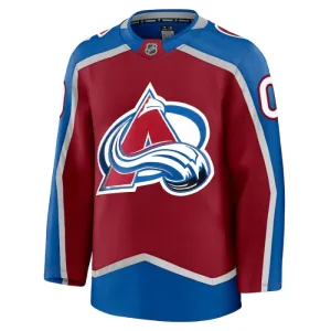 Fanatics Colorado Avalanche Pelipaita 2024-2025 Koti Premium Punainen ( Omalla Nimellä )