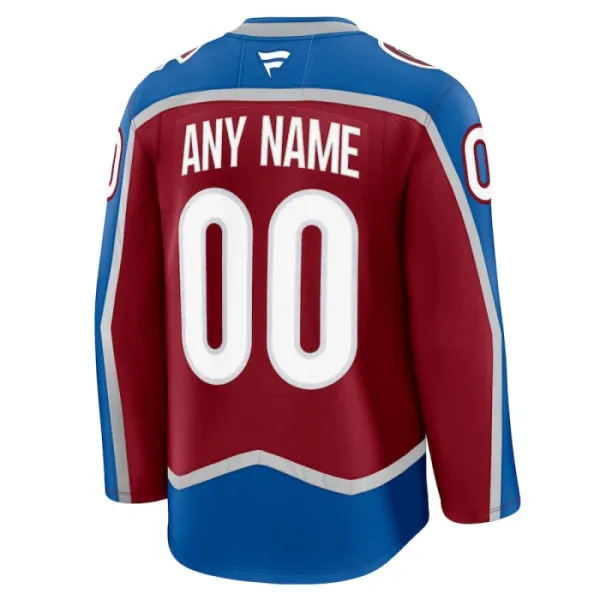 Fanatics Colorado Avalanche Pelipaita 2024-2025 Koti Premium Punainen ( Omalla Nimellä )