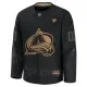 Fanatics Colorado Avalanche Pelipaita 2024-2025 Military Appreciation Practice Musta ( Omalla Nimellä )