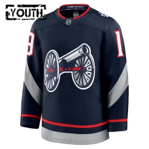 Fanatics Columbus Blue Jackets Adam Fantilli Lasten Pelipaita 2024-2025 Premium Stadium Series Navy