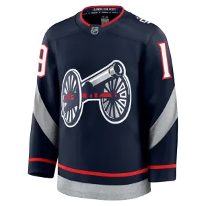 Fanatics Columbus Blue Jackets Adam Fantilli Pelipaita 2024-2025 Premium Stadium Series Navy