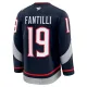 Fanatics Columbus Blue Jackets Adam Fantilli Pelipaita 2024-2025 Premium Stadium Series Navy