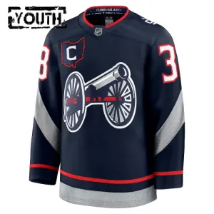 Fanatics Columbus Blue Jackets Boone Jenner Lasten Pelipaita 2024-2025 Premium Stadium Series Navy