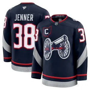 Fanatics Columbus Blue Jackets Boone Jenner Pelipaita 2024-2025 Premium Stadium Series Navy