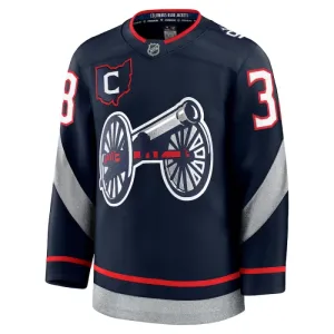 Fanatics Columbus Blue Jackets Boone Jenner Pelipaita 2024-2025 Premium Stadium Series Navy