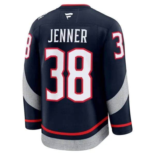 Fanatics Columbus Blue Jackets Boone Jenner Pelipaita 2024-2025 Premium Stadium Series Navy