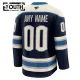 Fanatics Columbus Blue Jackets Lasten Pelipaita 2024-2025 Kolmos Premium Navy ( Omalla Nimellä )