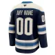 Fanatics Columbus Blue Jackets Pelipaita 2024-2025 Kolmos Premium Navy ( Omalla Nimellä )