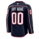 Fanatics Columbus Blue Jackets Pelipaita 2024-2025 Koti Premium Navy ( Omalla Nimellä )