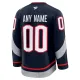 Fanatics Columbus Blue Jackets Pelipaita 2024-2025 Premium Stadium Series Navy ( Omalla Nimellä )