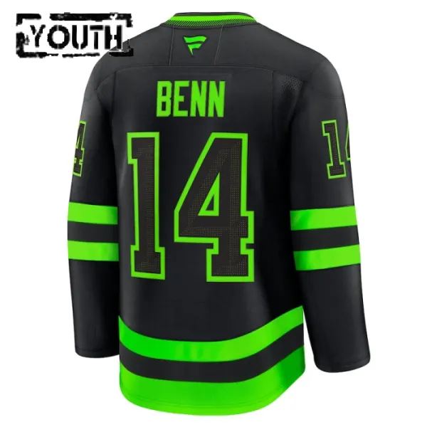 Fanatics Dallas Stars Jamie Benn Lasten Pelipaita 2024-2025 Kolmos Premium Musta