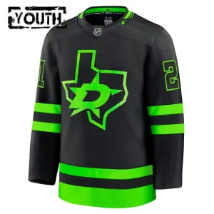 Fanatics Dallas Stars Jason Robertson Lasten Pelipaita 2024-2025 Kolmos Premium Musta