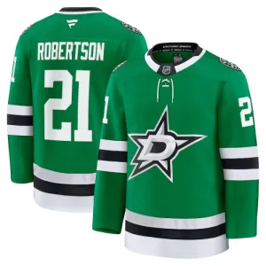 Fanatics Dallas Stars Jason Robertson Pelipaita 2024-2025 Koti Premium Vihreä