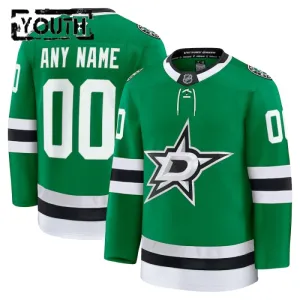 Fanatics Dallas Stars Lasten Pelipaita 2024-2025 Koti Premium Vihreä ( Omalla Nimellä )