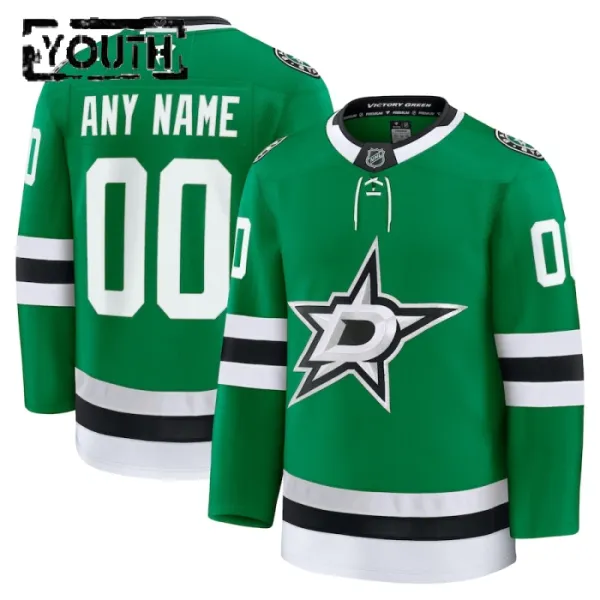 Fanatics Dallas Stars Lasten Pelipaita 2024-2025 Koti Premium Vihreä ( Omalla Nimellä ) Fanatics Dallas Stars Lasten Pelipaita 2024-2025 Koti Premium Vihreä ( Omalla Nimellä )