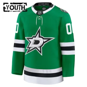 Fanatics Dallas Stars Lasten Pelipaita 2024-2025 Koti Premium Vihreä ( Omalla Nimellä )