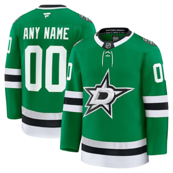 Fanatics Dallas Stars Pelipaita 2024-2025 Koti Premium Vihreä ( Omalla Nimellä ) Fanatics Dallas Stars Pelipaita 2024-2025 Koti Premium Vihreä ( Omalla Nimellä )