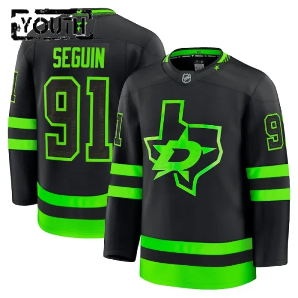 Fanatics Dallas Stars Tyler Seguin Lasten Pelipaita 2024-2025 Kolmos Premium Musta Fanatics Dallas Stars Tyler Seguin Lasten Pelipaita 2024-2025 Kolmos Premium Musta
