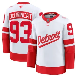 Fanatics Detroit Red Wings Alex Debrincat Pelipaita 2024-2025 Premium Stadium Series Valkoinen