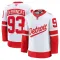 Fanatics Detroit Red Wings Alex Debrincat Pelipaita 2024-2025 Premium Stadium Series Valkoinen