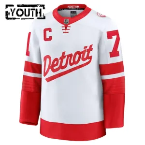 Fanatics Detroit Red Wings Dylan Larkin Lasten Pelipaita 2024-2025 Premium Stadium Series Valkoinen