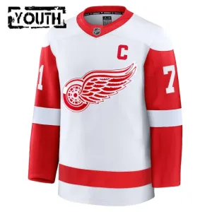Fanatics Detroit Red Wings Dylan Larkin Lasten Pelipaita 2024-2025 Vieras Premium Valkoinen