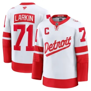 Fanatics Detroit Red Wings Dylan Larkin Pelipaita 2024-2025 Premium Stadium Series Valkoinen