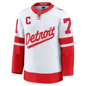 Fanatics Detroit Red Wings Dylan Larkin Pelipaita 2024-2025 Premium Stadium Series Valkoinen